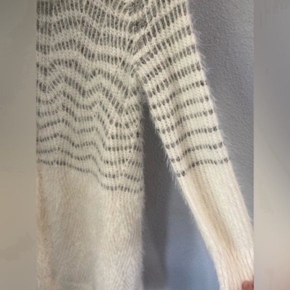 ❄️Keep Cozy!❄️ New Anthropologie Boho Wool Alpaca Eyelash Cozy Sweater Dress - Picture 7 of 13